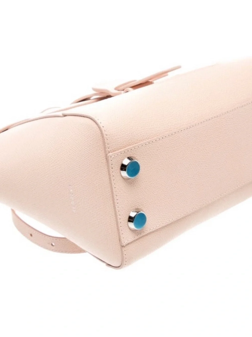 Senreve Blush Pink Pebbled Leather Backpack
